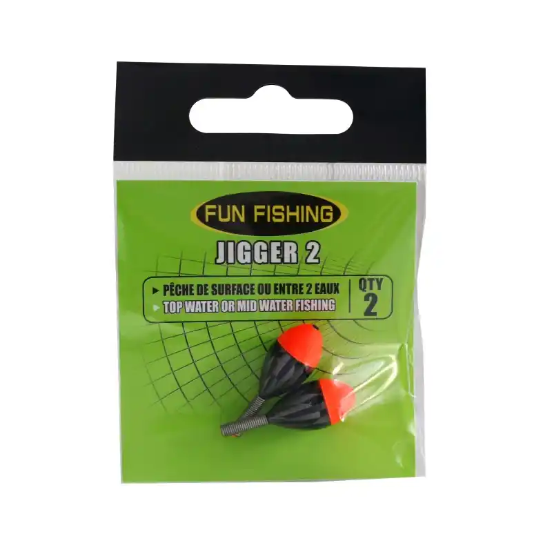 Quantité Limitée FLOTTEURS JIGGER 2 - 0,50GR - X2 FUN FISHING