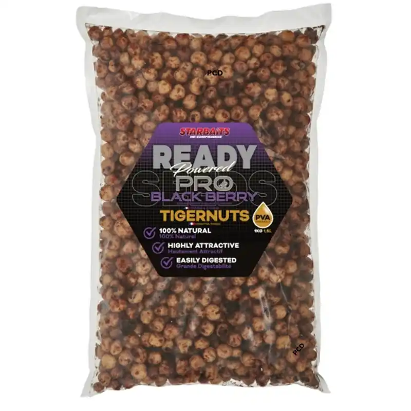 Graines Cuites Starbaits Ready Seeds Tigernuts Pro Blackberry 1Kg Populaire