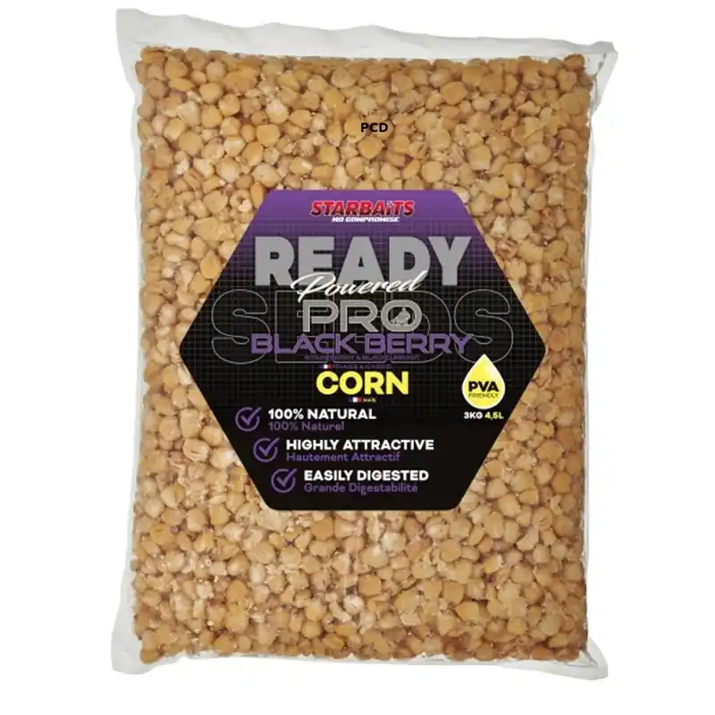 Pas Cher Graines Cuites Starbaits Ready Seeds Corn Pro Blackberry 3Kg