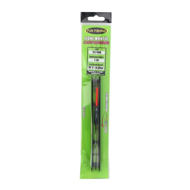LIGNE MONTEE ST2 - 0,30GR - HAM T10 - 22/100 - 4M FUN FISHING Soldes
