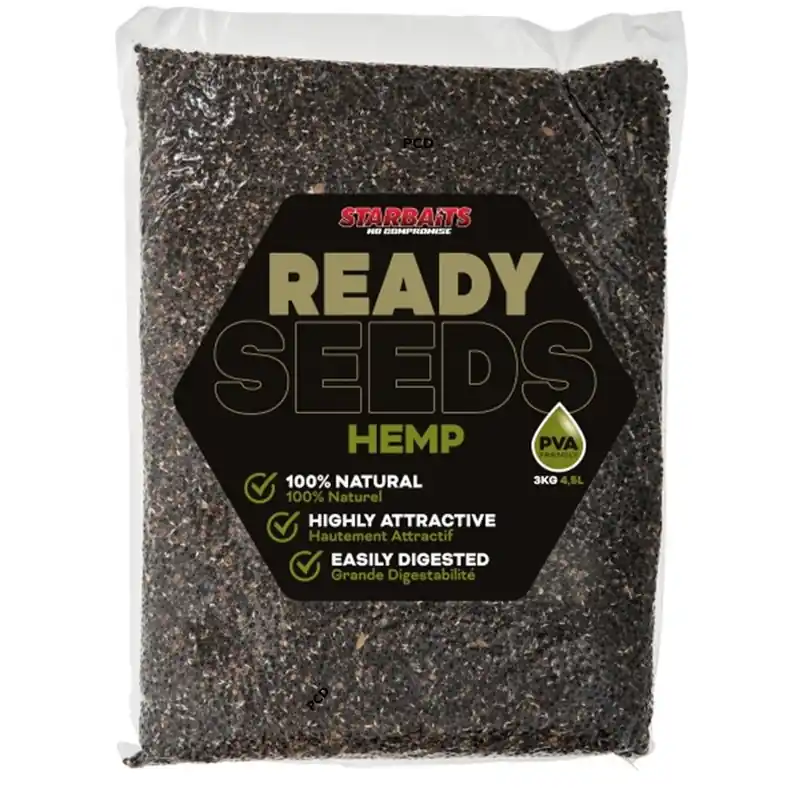 Nouvelle Collection Graines Cuites Starbaits Ready Seeds Hemp 3Kg