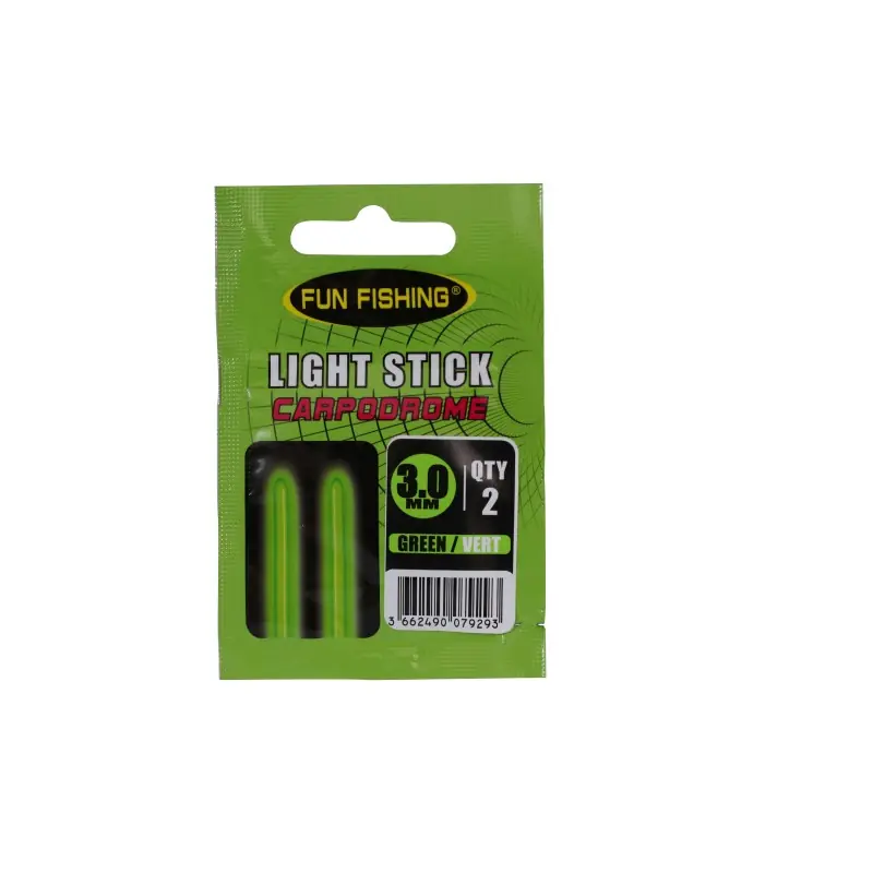 ANTENNE LUMINEUSE (LIGHT STICK) 3,0MM - VERT - X2 FUN FISHING Marque