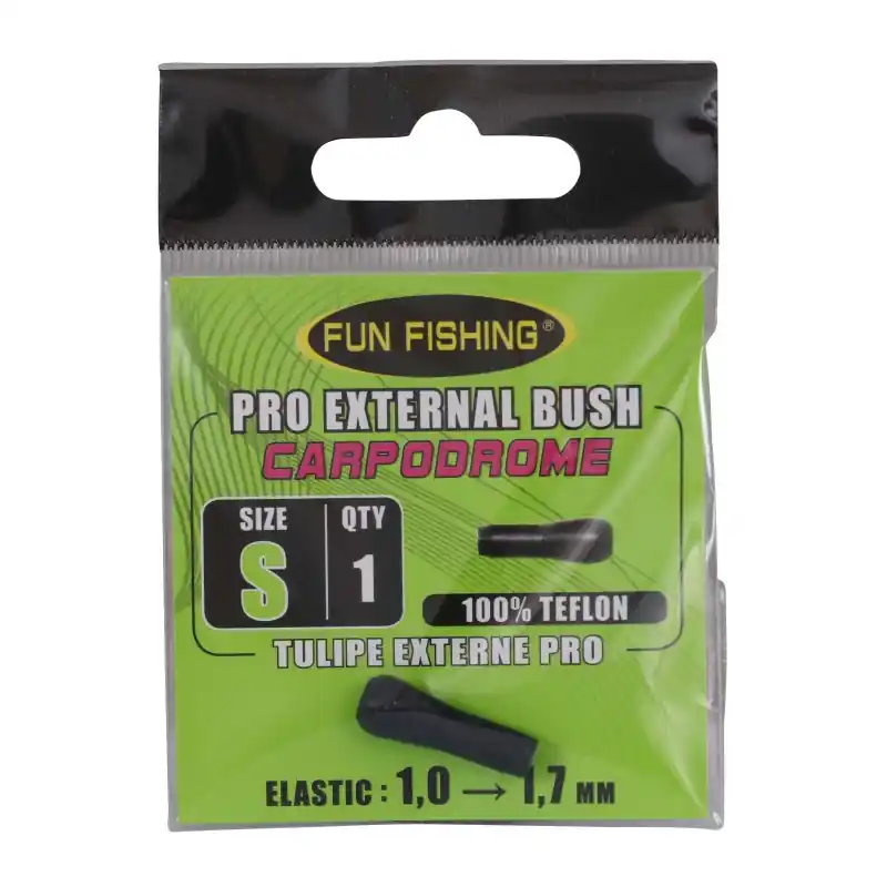 TULIPES EXTERNES PRO (X1) - S - NOIR FUN FISHING Commande En Gros