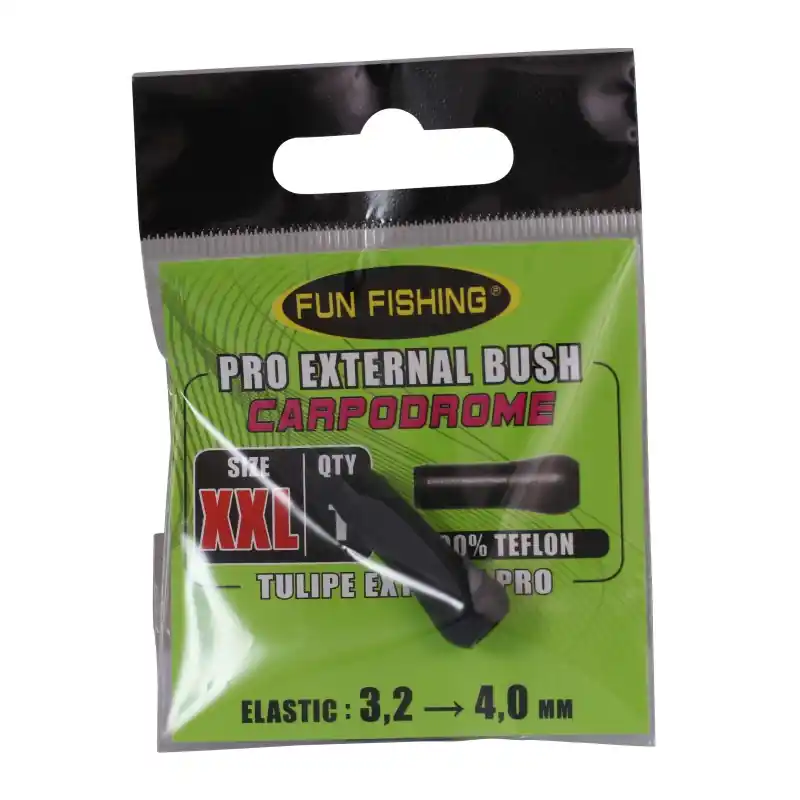 TULIPES EXTERNES PRO (X1) - XXL - NOIR FUN FISHING Solde