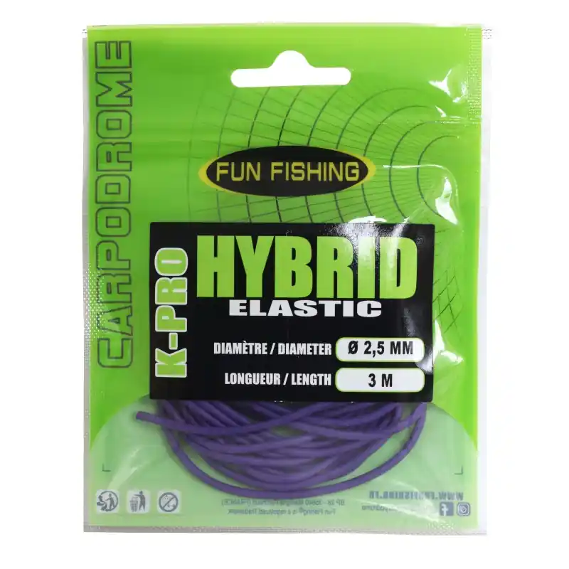 Affaire À Saisir K-PRO HYBRID ELASTIC - 2,5MM VIOLET - 3M FUN FISHING