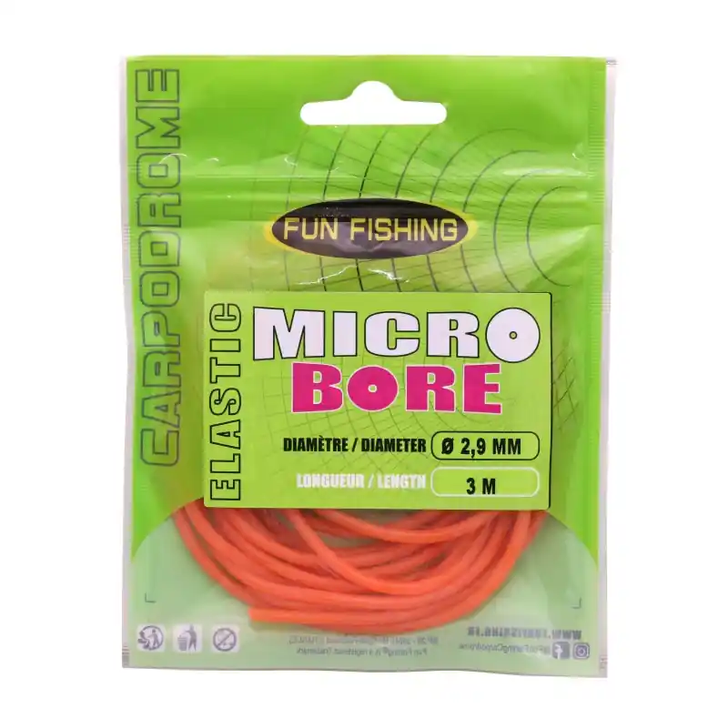 Meilleur Prix MICRO BORE PRO ELASTIC - 2,9MM - ORANGE - 3M FUN FISHING
