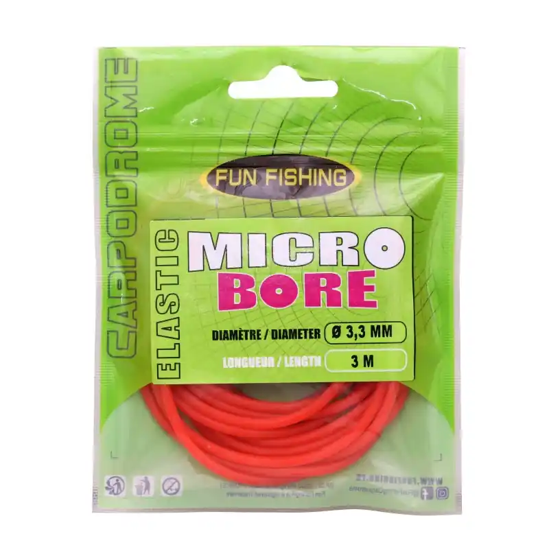 MICRO BORE PRO ELASTIC - 3,3MM - ROUGE - 3M FUN FISHING Prix Bas