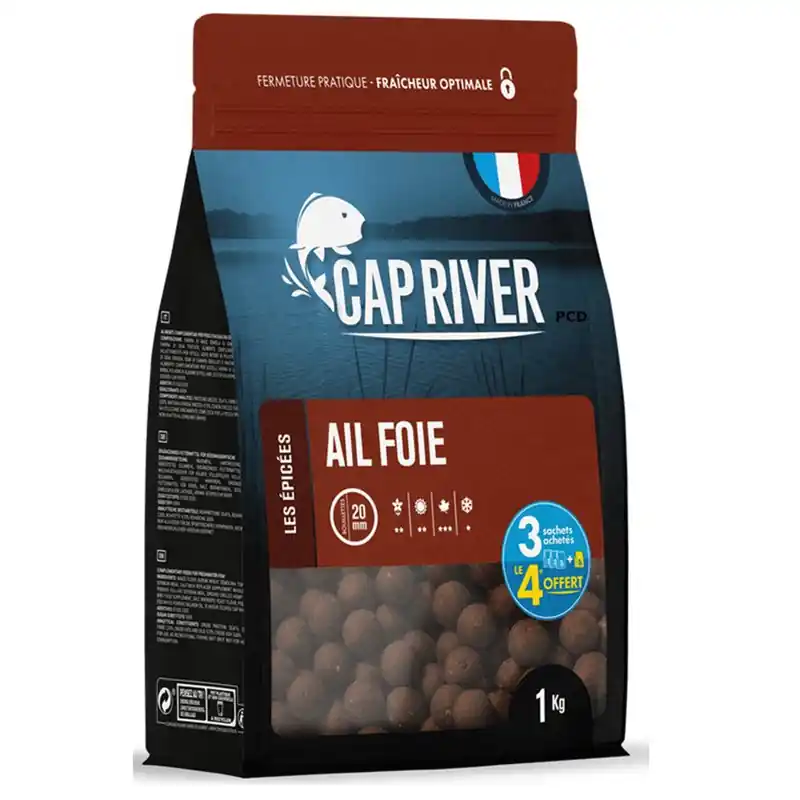 Quantité Limitée Dumbells Cap River Ail Foie 15X18MM 1KG