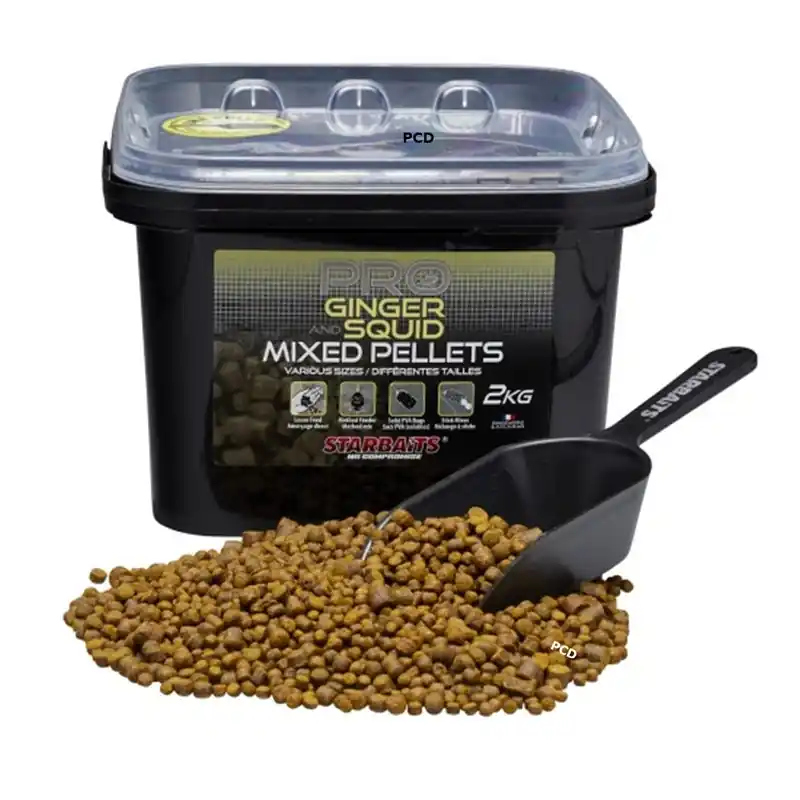 Commander Vite Pellets Starbaits Probiotic Pro Ginger Squid Pellets 2KG