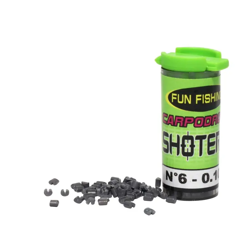 RECHARGE PLOMBS SHOTER - 0,100 - N°6 - 8GR FUN FISHING Paiement Sécurisé