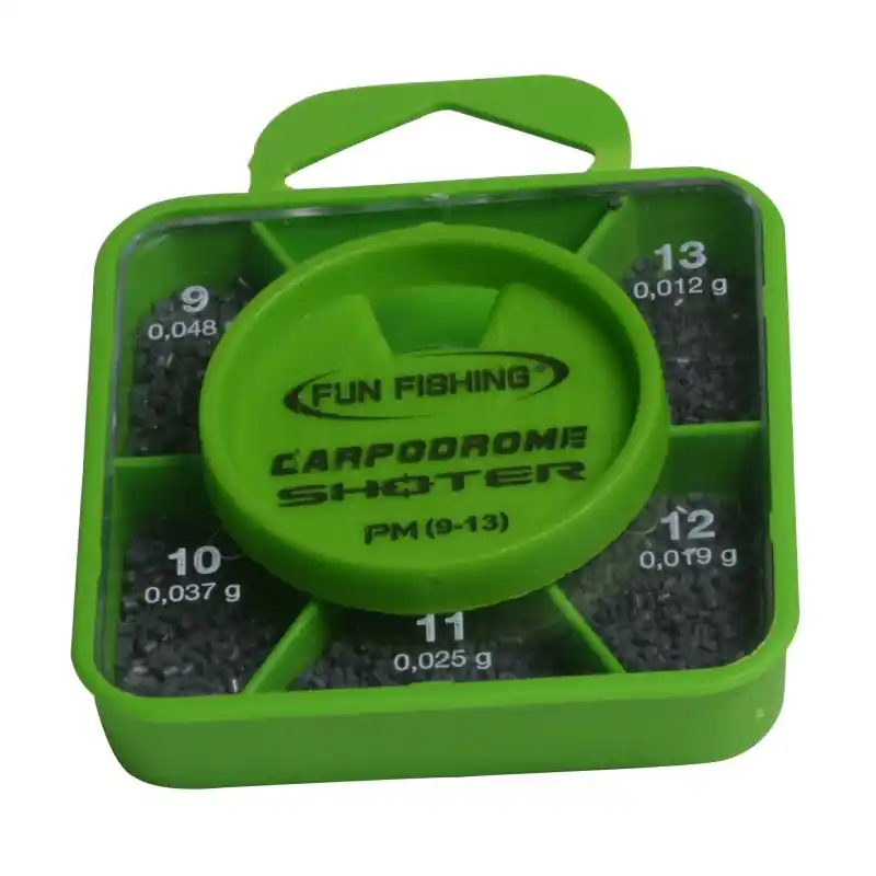 Promotion Saisonnière SHOTER BOX - PM - PLOMBSS N°9 - 10 - 11 - 12 - 13 FUN FISHING