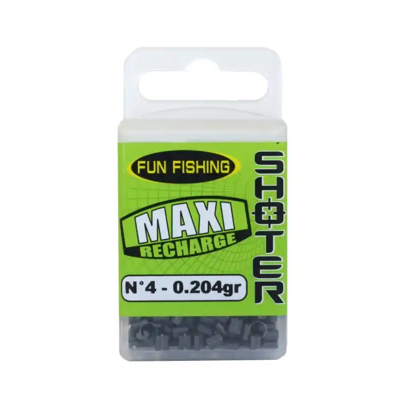 Produit De Marque MAXI RECHARGE - PLOMBS SHOTER - N°4 - 32GR FUN FISHING