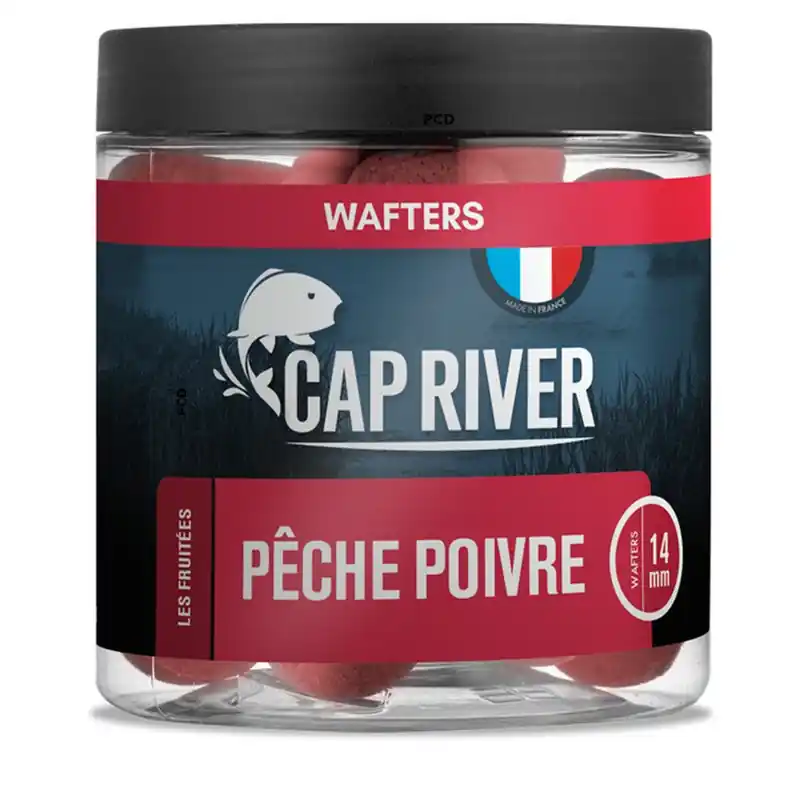 Wafters Amorçage Cap River Pêche Poivre 100G Offre Spéciale