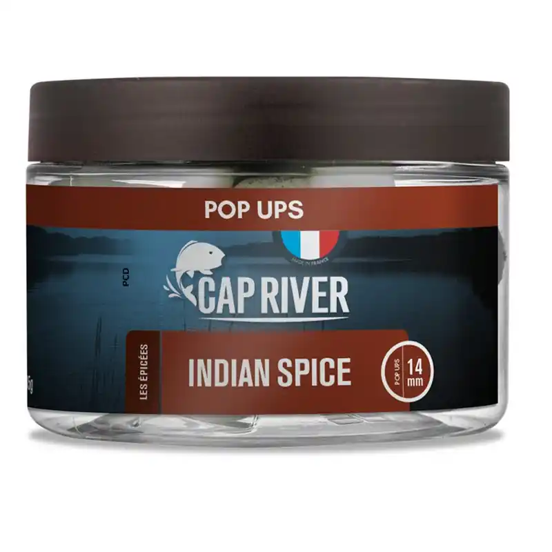 Bon Plan Pop Ups Amorçage Cap River Indian Spice 14MM 40G