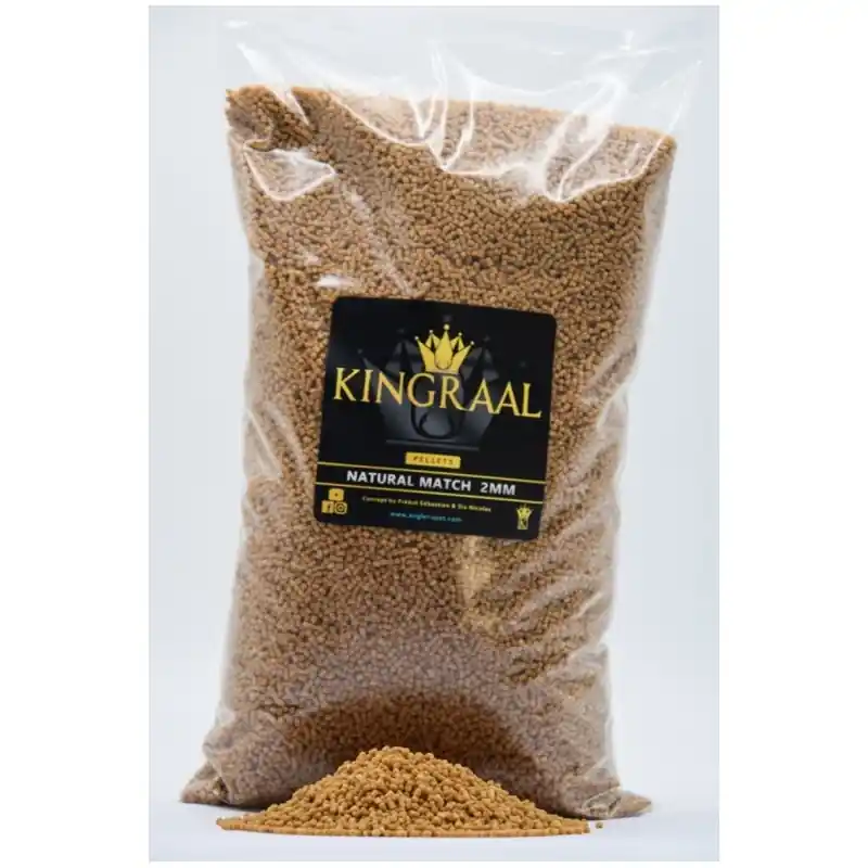 PELLET NATURAL MATCH 2 MM KINGRAAL Meilleure Vente