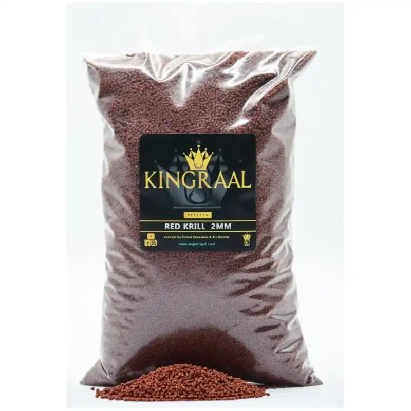 Dernier Modèle PELLET RED KRILL 2 MM KINGRAAL