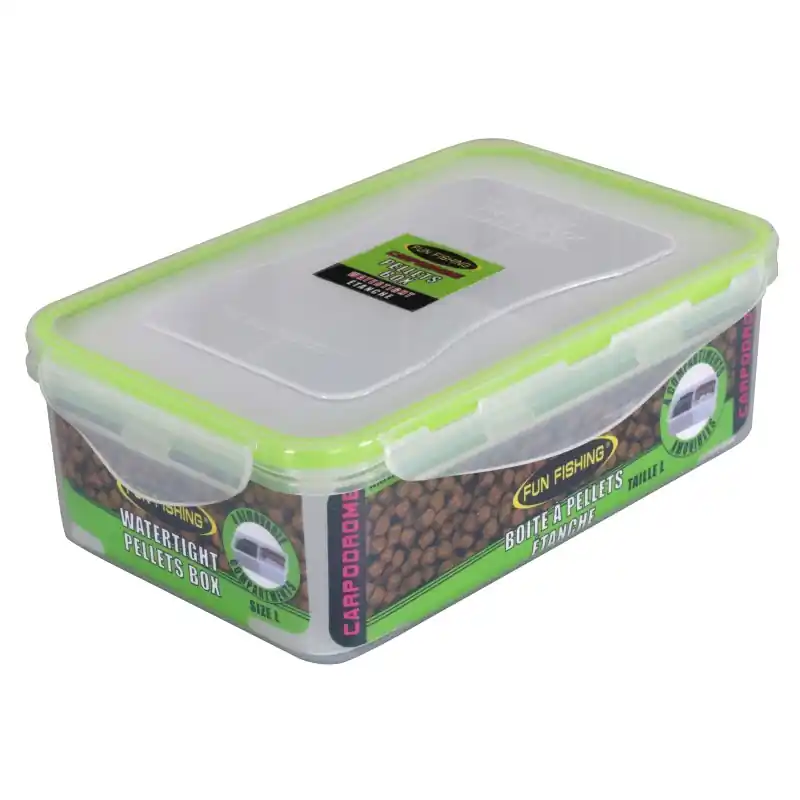 Nouvelle Collection BOITE PELLET CARPODROME L AVEC COMPARTIMENTS FUN FISHING