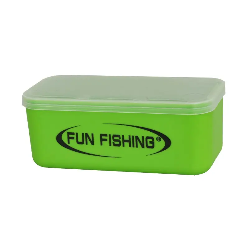 Achat Immédiat BOITE A ESCHES AVEC COUVERCLE PLEIN – 1/4 LITRE – COMPATIBLE AVEC LA B FUN FISHING
