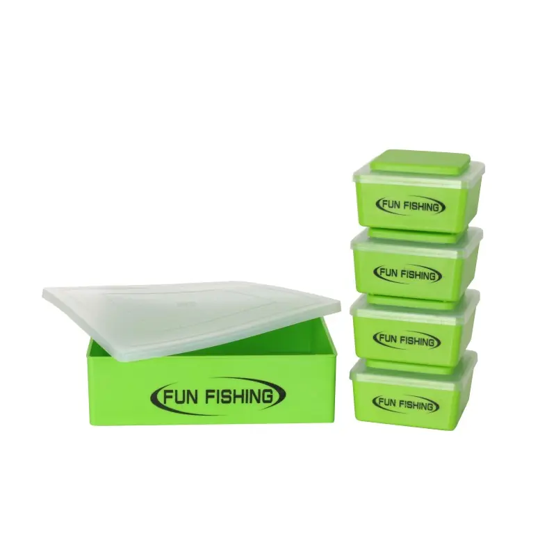 PACK QUATRO BOX (1 GRANDE BOITE CARREE + 4 BOITES CARREES) FUN FISHING Usine Directe