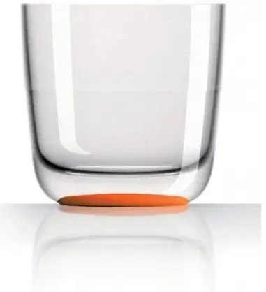 Verre whisky Couleurmer Palm orange x4 Expédition Rapide