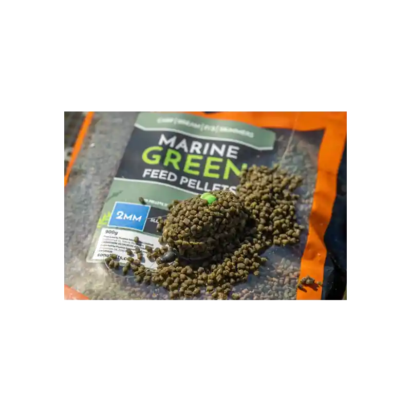 Nouveauté MARINE GREEN FEED – 4MM (900GR) SONUBAITS