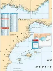 Nouvel Arrivage Carte marine Shom pliée Méditerranée Ouest