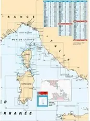Meilleure Vente Carte marine Shom pliée Méditerranée Est