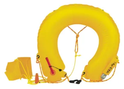 Bouée Plastimo fer à cheval gonflable - Avec feu Meilleure Vente