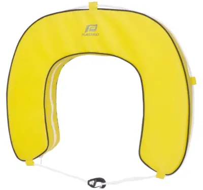 Bouée de sauvetage fer à cheval déhoussable Plastimo - Jaune Remise