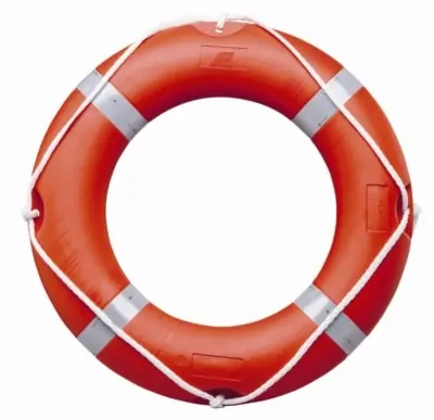 Commande En Gros Bouée de sauvetage couronne SOLAS avec ligne de jet Plastimo