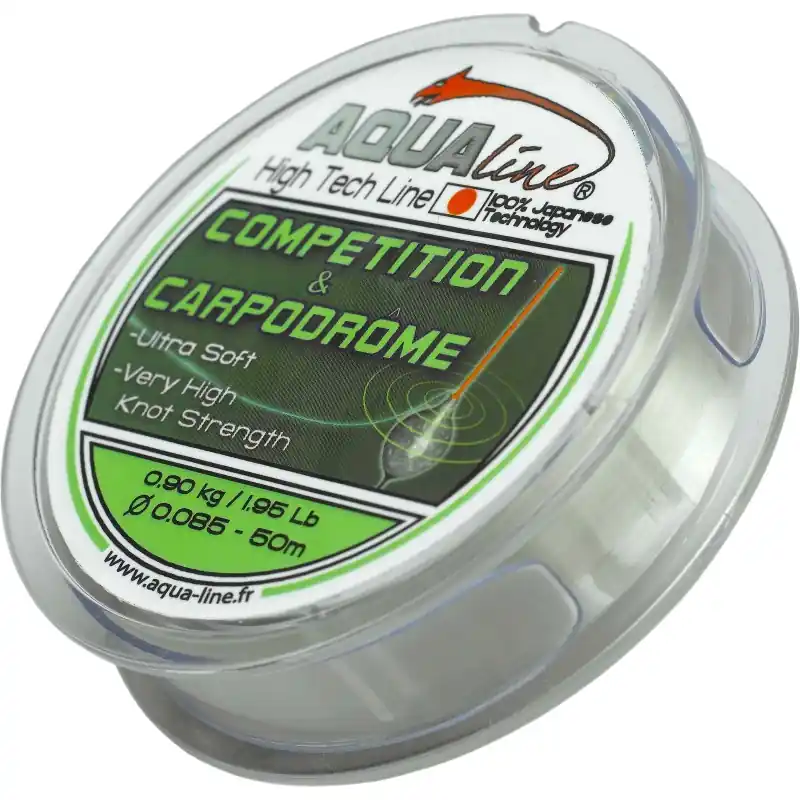 COMPETITION & CARPODROME - 0,100MM - 1,15KG - 50M - GRIS CLAIR FUN FISHING Meilleur Choix