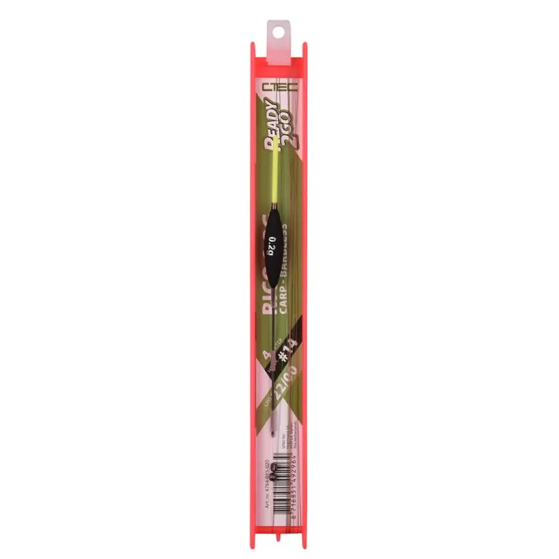 LIGNE MONTÉE CARPE RICO 0.2G 0.22MM T-14 BARBLESS C-TEC CARP Dernière Chance