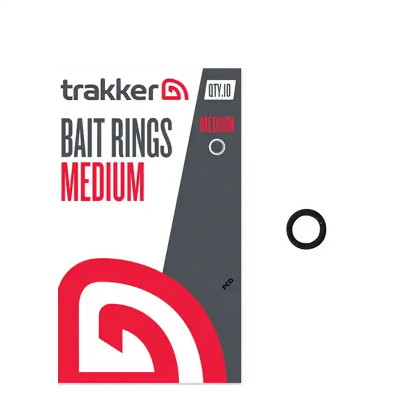Anneaux Trakker Bait Rings Medium Par 10 Vente Directe