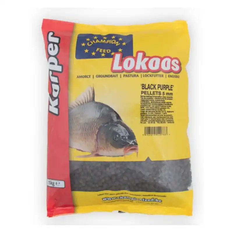 Quantité Limitée BLACK PURPLE PELLETS 7MM 1 KG