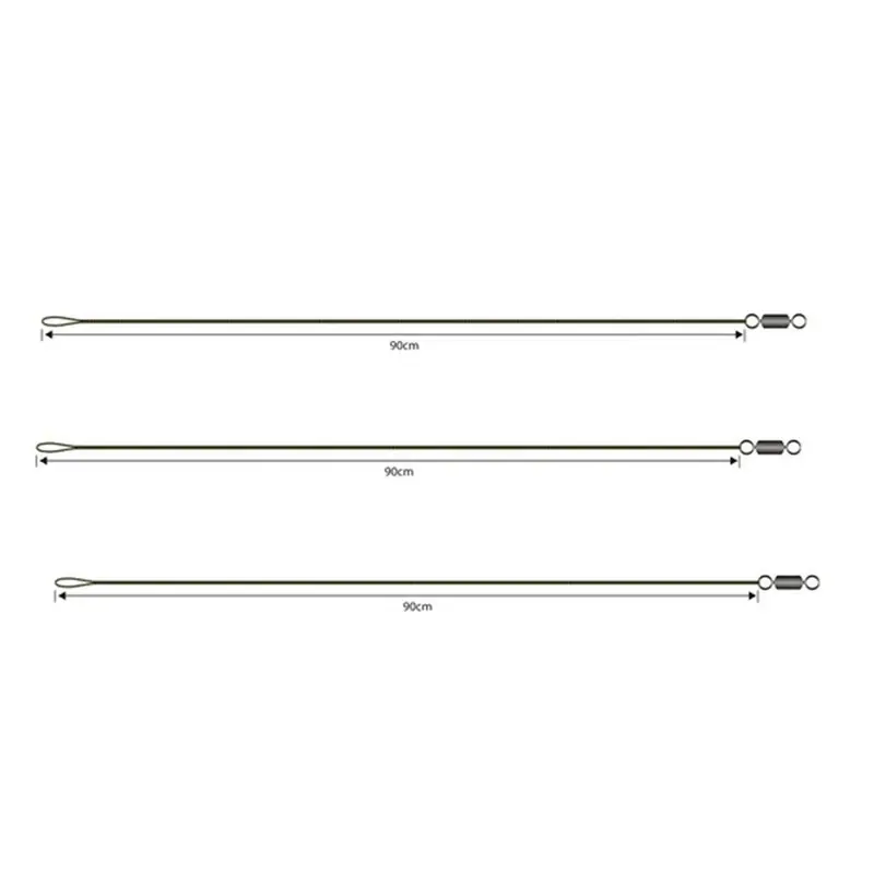 Commander Vite Montage Carp Spirit Gravity Ready Leader Loop To Swivel Par 3