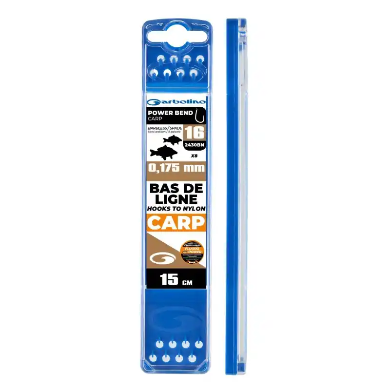 Offre Spéciale BAS DE LIGNE MONTES COMPETITION POWER BEND CARP 0.17MM H14 GARBOLINO