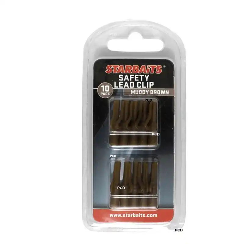 Clips Plombs Starbaits Safety Lead Clip Par 10 Commander Vite