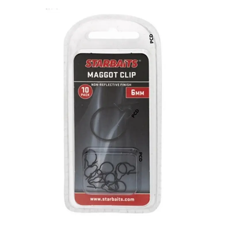 Paiement Sécurisé Anneaux Starbaits Maggot Clip Par 10