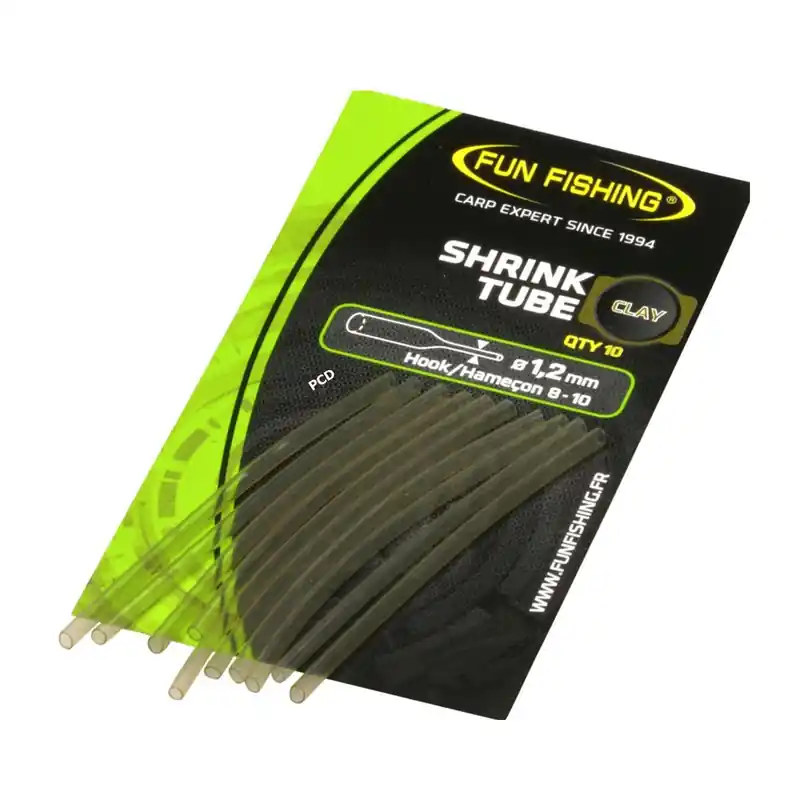 Achat Immédiat Shrink Tubes Clay Fun Fishing Par 10