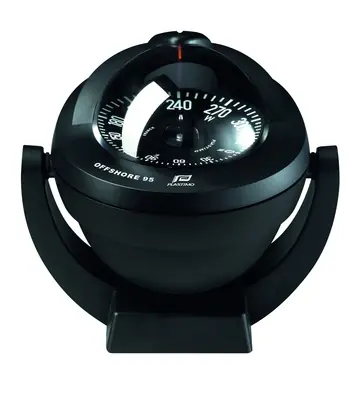 Compas Plastimo Offshore 95 noir sur étrier Offre Limitée