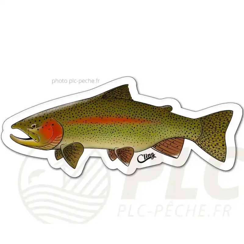 Dernière Chance Sticker CLING Trout