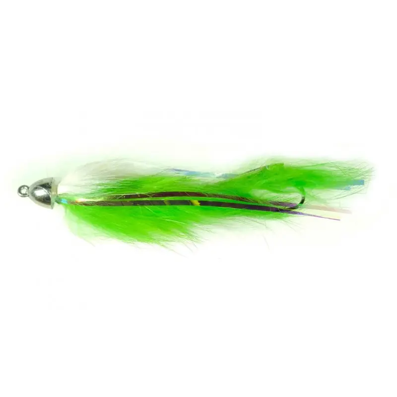 Certifié Mouche AQUA FLIES Dolly Llama Chartreuse/White