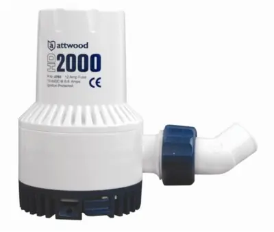 Pompe de cale manuelle Attwood HD 2000 – 12V Bon Marché