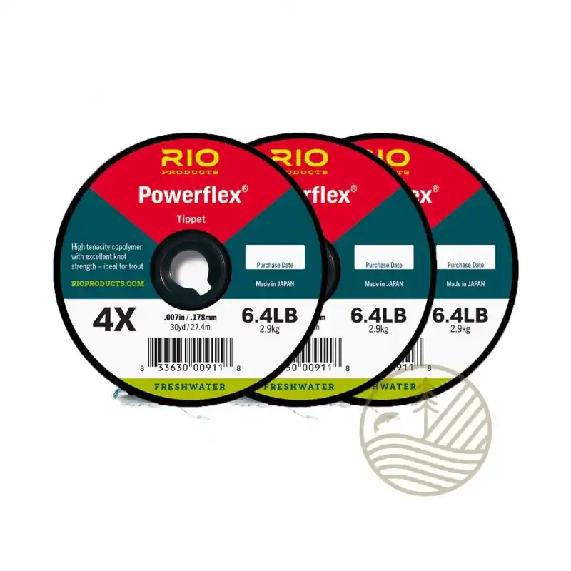 Dernier Modèle Fils Nylon RIO Powerflex (pack 3 bobines)