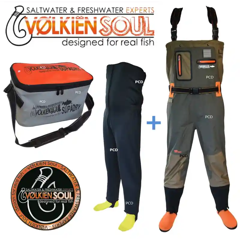 WADERS STOCKING VOLKIEN SOUL KONTACTO 4 SUPADRY COLD STREAM Jusqu'à Épuisement Des Stocks