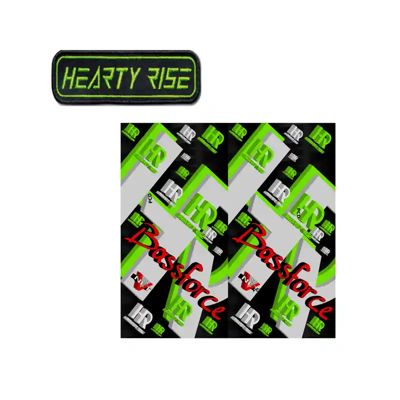 Retour Gratuit TOUR DE COU HEARTY RISE VERT BLANC