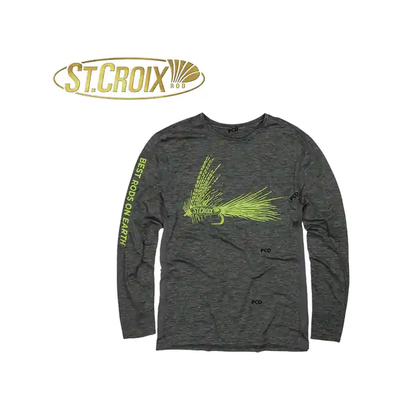 TEE SHIRT MANCHES LONGUES ST CROIX MAYFLY PERFORMANCE Pas Cher