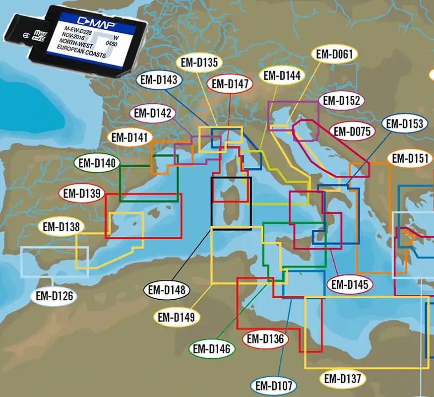 Carte Marine C-MAP 4D Local Quantité Limitée