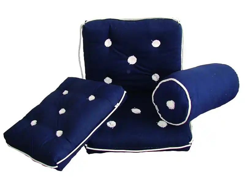 Must-Have Coussin Euromarine triple bleu