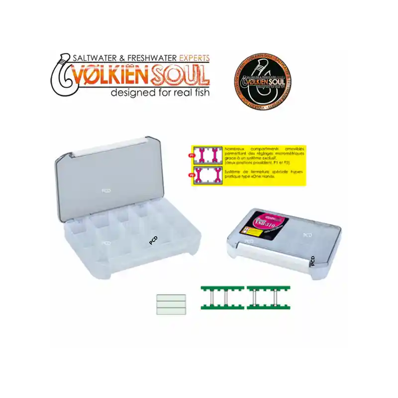 Populaire BOITE 20 COMPARTIMENTS VOLKIEN SOUL VSB-320